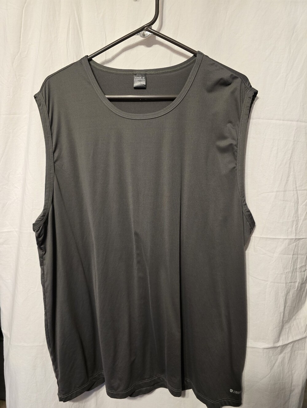 Tommy Copper Sleeveless Performance Tank Top - Charcoal